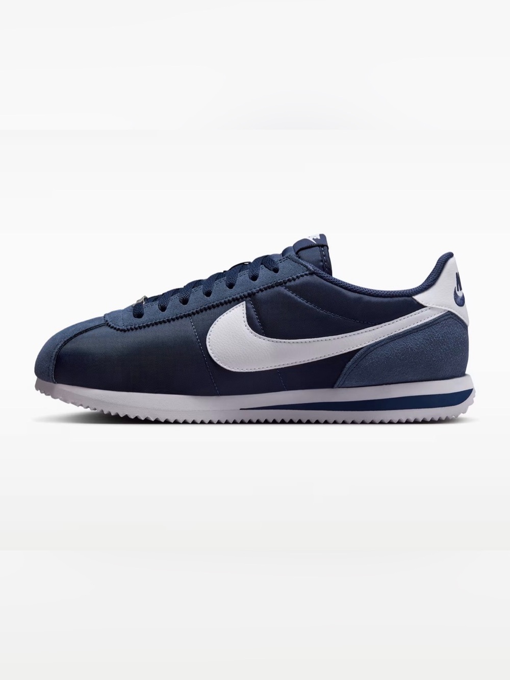 Nike Navy and White Classic Cortez Sneakers